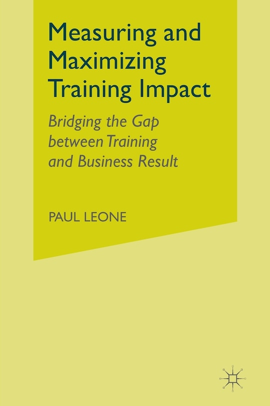 Front cover_Measuring And Maximizing Training Impact