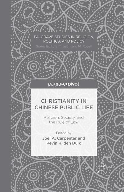 Couverture_Christianity In Chinese Public Life
