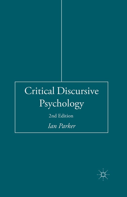 Couverture_Critical Discursive Psychology