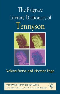 Front cover_The Palgrave Literary Dictionary Of Tennyson