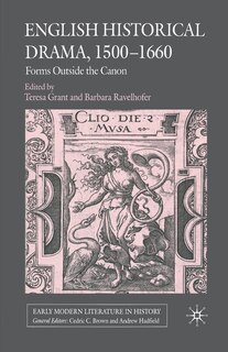 Front cover_English Historical Drama, 1500-1660