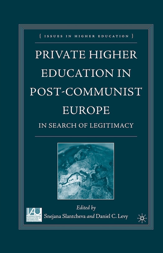 Front cover_Private Higher Education In Post-communist Europe
