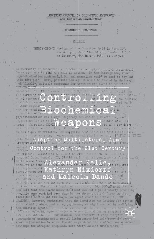 Front cover_Controlling Biochemical Weapons