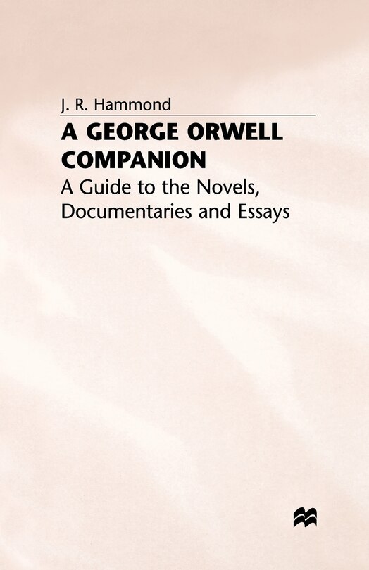 Front cover_A George Orwell Companion