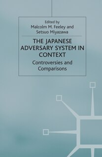 Couverture_The Japanese Adversary System In Context