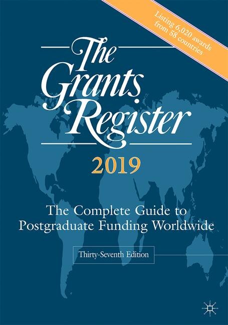 Front cover_The Grants Register 2019