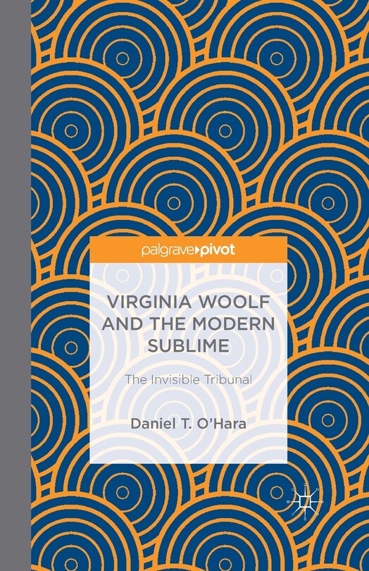 Front cover_Virginia Woolf And The Modern Sublime