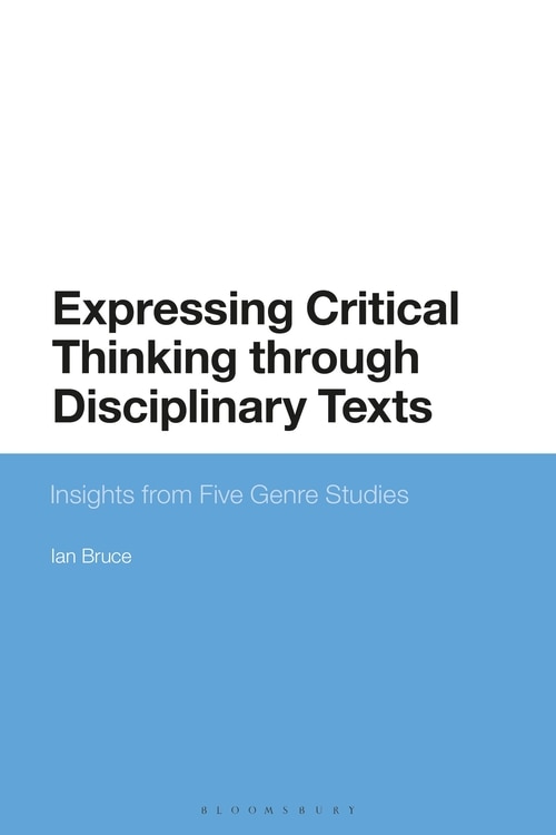 Front cover_Expressing Critical Thinking Through Disciplinary Texts
