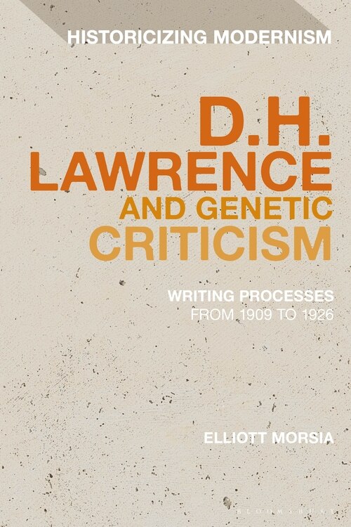 Couverture_The Many Drafts Of D. H. Lawrence