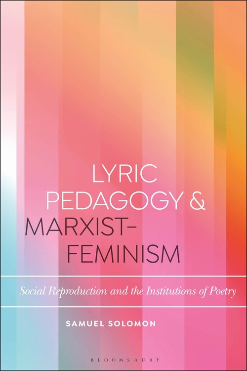 Couverture_Lyric Pedagogy And Marxist-feminism