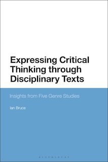 Front cover_Expressing Critical Thinking Through Disciplinary Texts