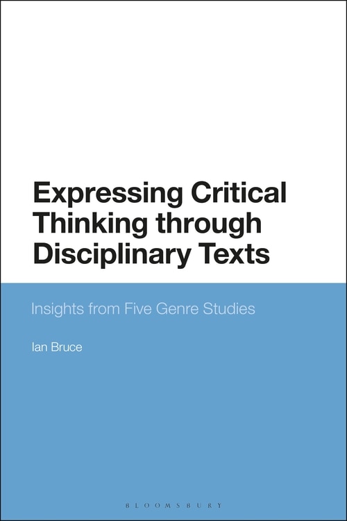 Front cover_Expressing Critical Thinking Through Disciplinary Texts