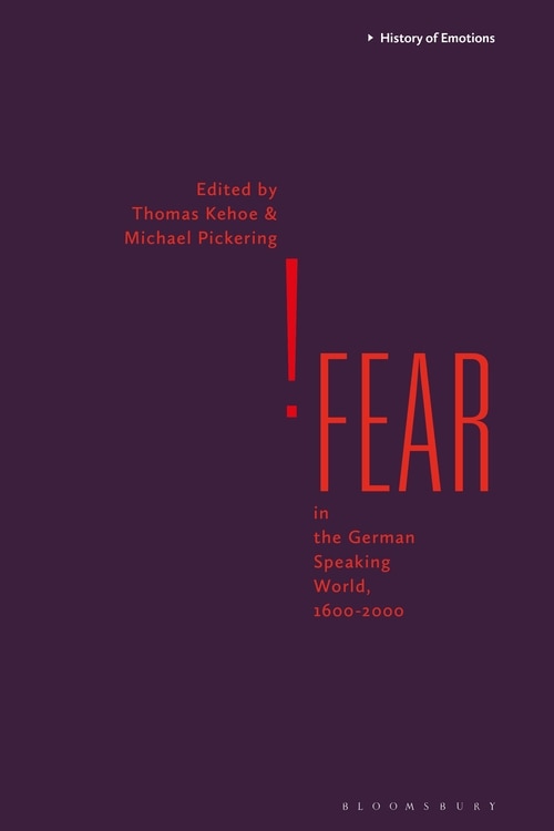 Front cover_Fear In The German-speaking World, 1600-2000
