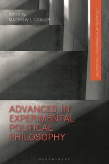 Front cover_Advances in Experimental Political Philosophy