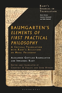 Couverture_Baumgarten's Elements Of First Practical Philosophy