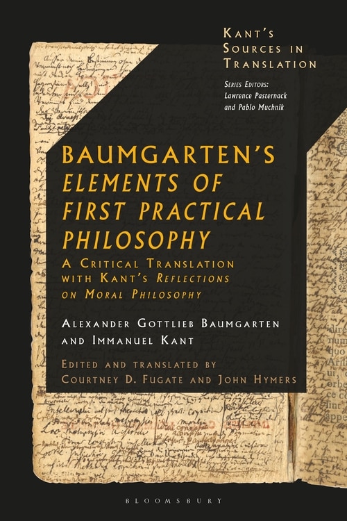 Couverture_Baumgarten's Elements Of First Practical Philosophy