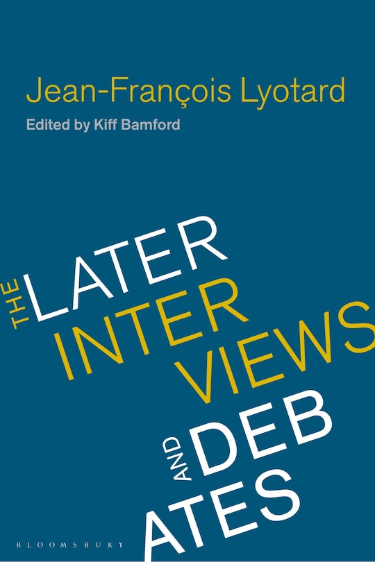 Couverture_Jean-Francois Lyotard