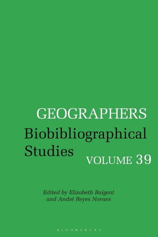 Front cover_Geographers