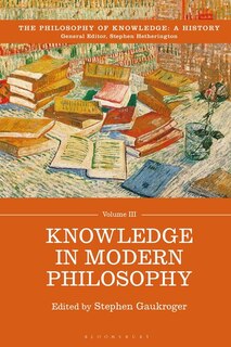 Front cover_Knowledge in Modern Philosophy