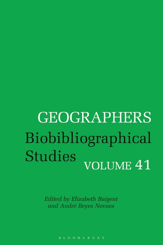 Front cover_Geographers