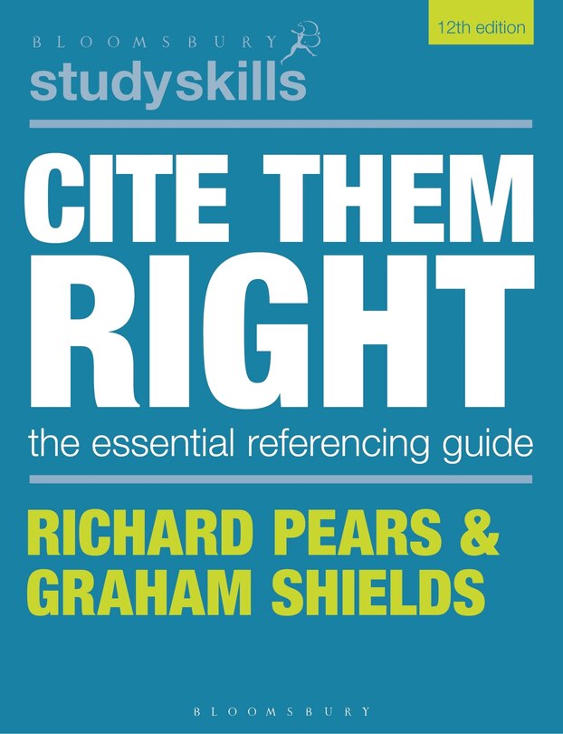 Front cover_Cite Them Right