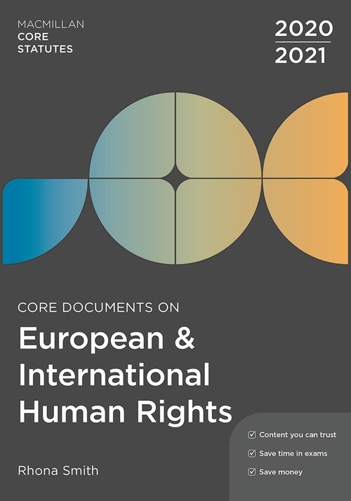 Couverture_Core Documents On European And International Human Rights 2020-21