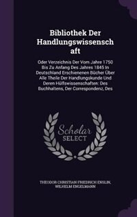 Front cover_Bibliothek Der Handlungswissenschaft