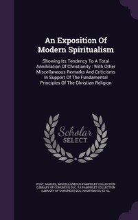 Front cover_An Exposition Of Modern Spiritualism