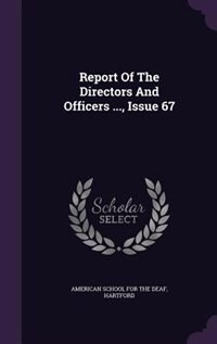 Front cover_Report Of The Directors And Officers ..., Issue 67