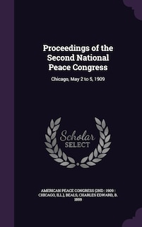 Couverture_Proceedings of the Second National Peace Congress