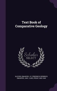 Front cover_Text Book of Comparative Geology