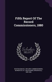 Couverture_Fifth Report Of The Record Commissioners, 1880