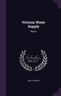 Front cover_Victoria Water Supply