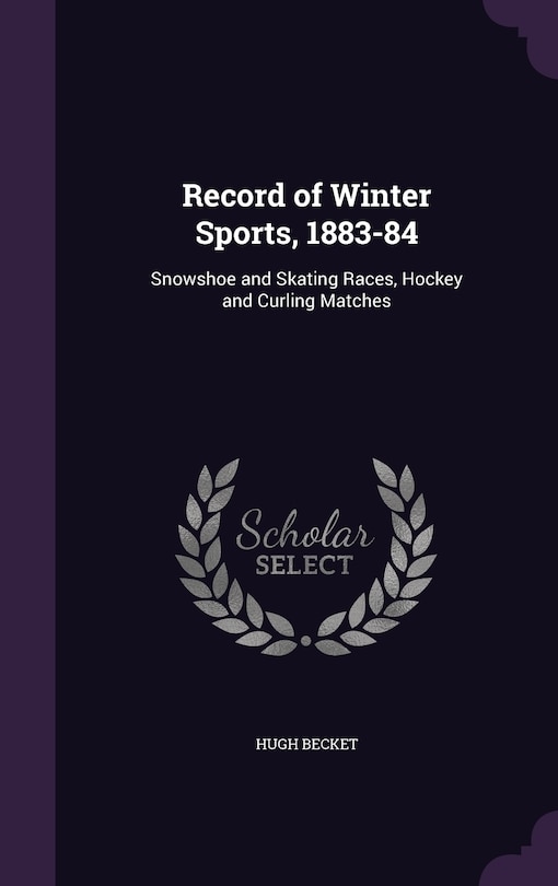 Front cover_Record of Winter Sports, 1883-84