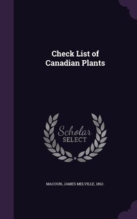 Check List of Canadian Plants