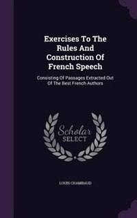 Front cover_Exercises To The Rules And Construction Of French Speech
