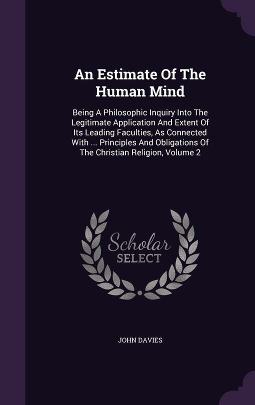 Front cover_An Estimate Of The Human Mind