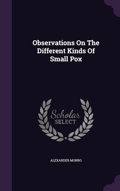 Couverture_Observations On The Different Kinds Of Small Pox