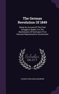 Front cover_The German Revolution Of 1849