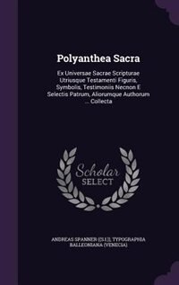 Front cover_Polyanthea Sacra