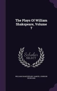 Front cover_The Plays Of William Shakspeare, Volume 7