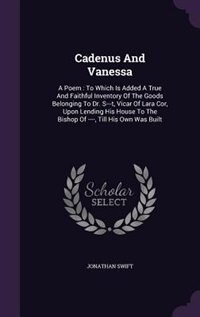 Couverture_Cadenus And Vanessa