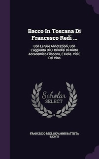 Front cover_Bacco In Toscana Di Francesco Redi ...