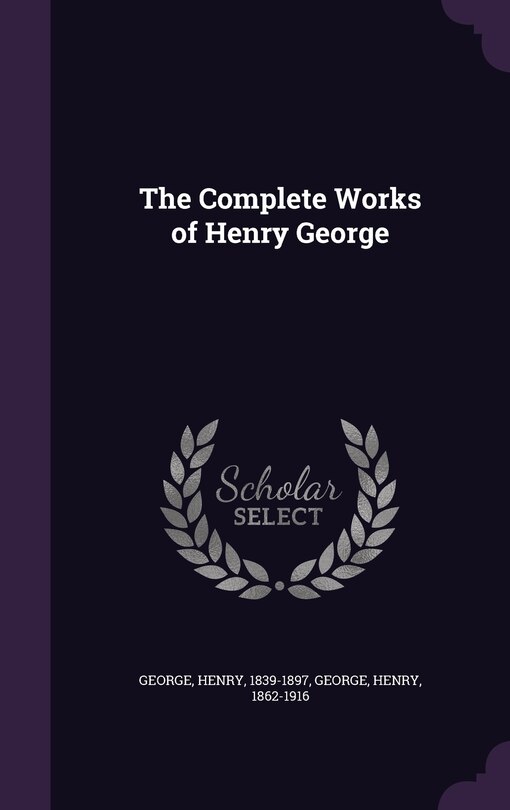 Couverture_The Complete Works of Henry George