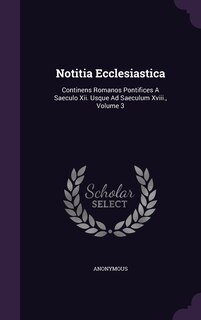 Couverture_Notitia Ecclesiastica