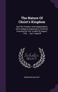 Couverture_The Nature Of Christ's Kingdom