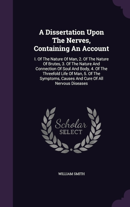 Couverture_A Dissertation Upon The Nerves, Containing An Account