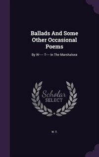 Front cover_Ballads And Some Other Occasional Poems