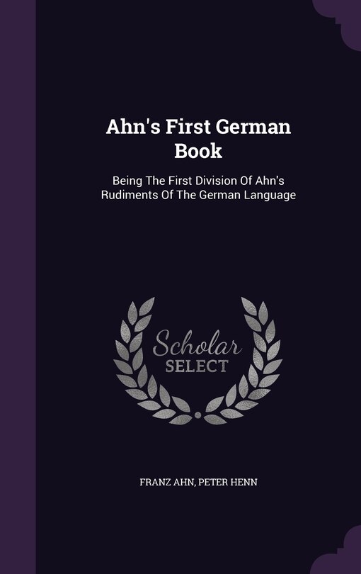 Front cover_Ahn's First German Book