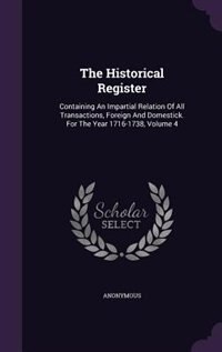 Front cover_The Historical Register